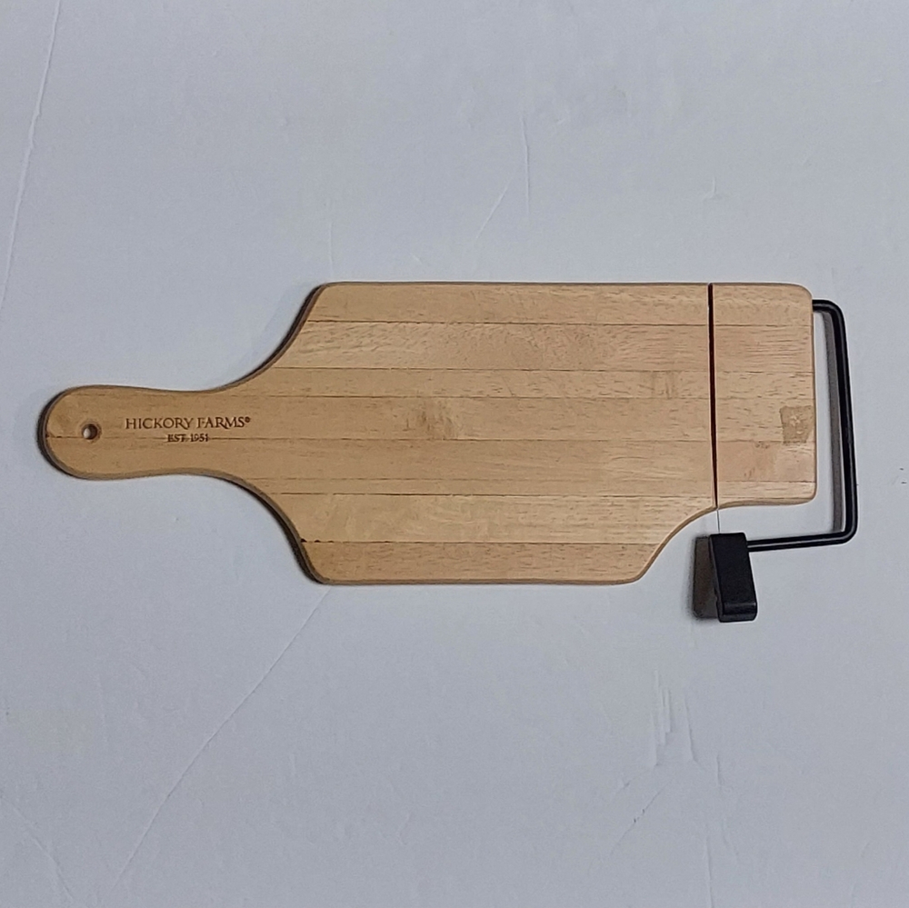 Hickory Farms Cheese Cutting Board 16" X 6" X 1/2"